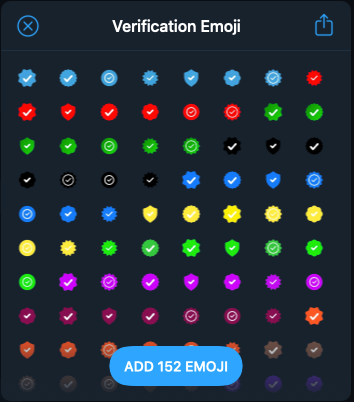 Verified Logo Emoji