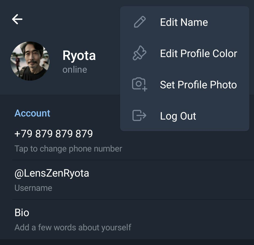 Account Settings in Android